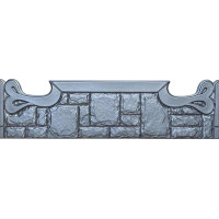Form fence ABS № 1013 Size: 2000x500x40 mm