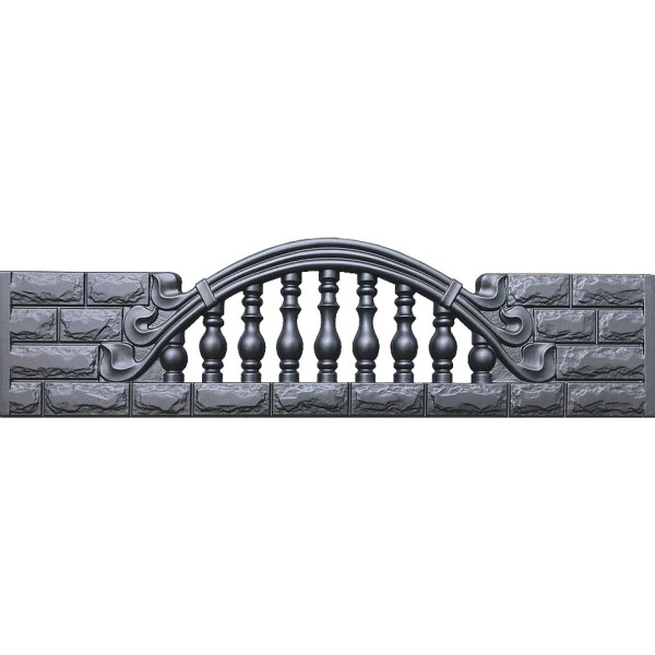 Form fence ABS № 1030 Size: 2000x500x40 mm