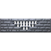 Forma de valla ABS nº 1031 Tamaño: 2000x500x40 mm