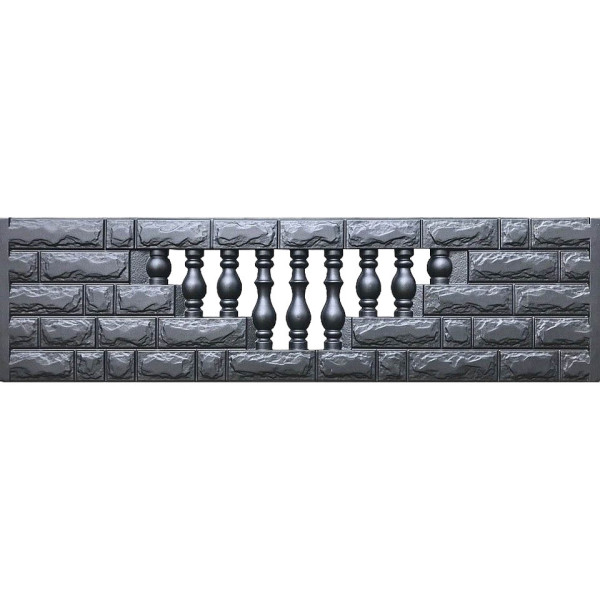 Form fence ABS № 1031 Size: 2000x500x40 mm
