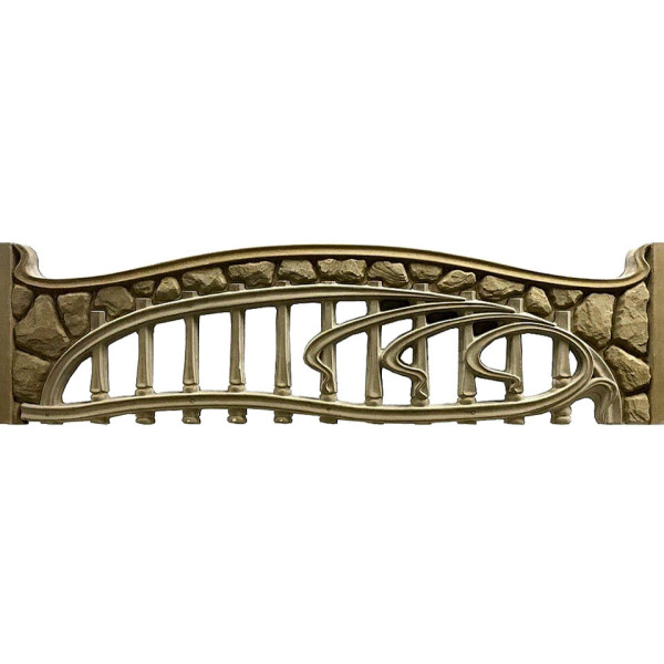 Form fence ABS № 103 Size: 2000x500x40 mm