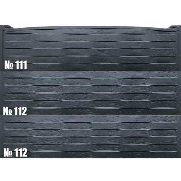Form fence ABS № 112 Size: 2000x500x40 mm