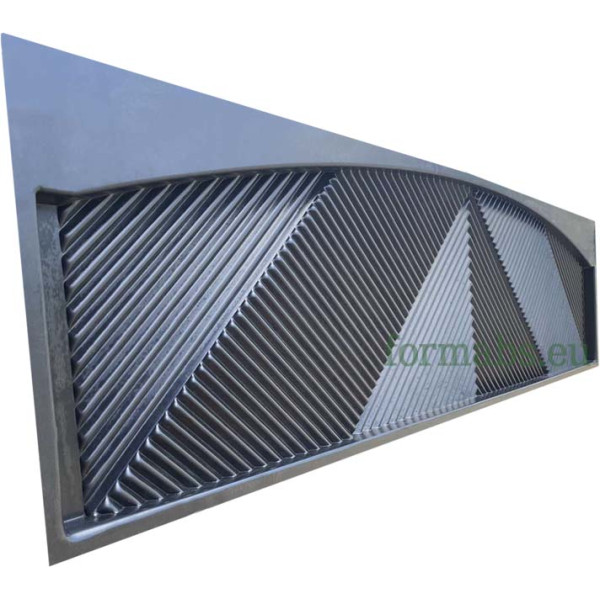 Matrita gard "Phoenix Top" ABS art. 143 Dimensiuni: 2000x500x40 mm