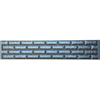 Form fence ABS № 14 Size: 2000x300x40 mm