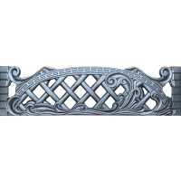 Forma de valla ABS nº 15 Tamaño: 2000x500x40 mm