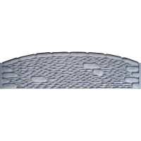 Forma de valla ABS nº 18 Tamaño: 2000x500x40 mm