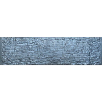 Forma de valla ABS nº 41 Tamaño: 2000x500x40 mm