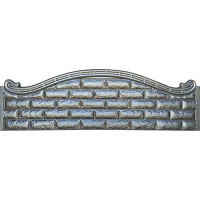 Forma de valla ABS nº 42 Tamaño: 2000x500x40 mm