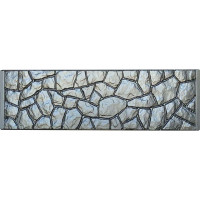 Form fence ABS № 5 Size: 2000x500x40 mm