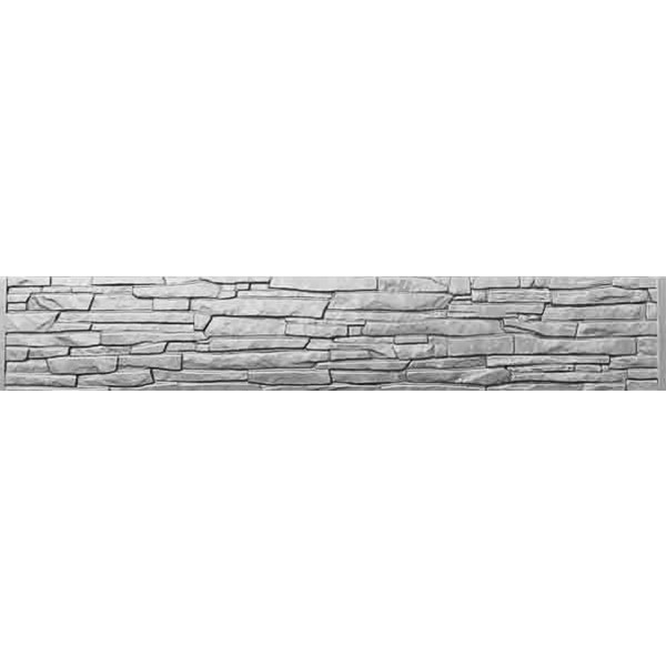 Form fence ABS № 67 Size: 2000x300x40 mm