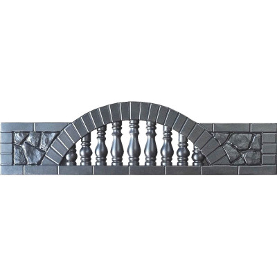 Forma de valla ABS nº 6 Tamaño: 2000x500x40 mm