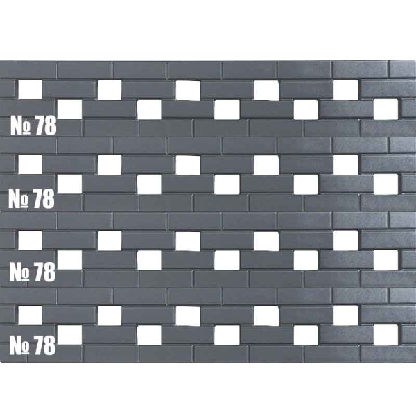 Form fence ABS № 78 Size: 2000х300х40 mm
