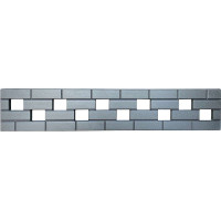 Forma de valla ABS nº 78 Tamaño: 2000х300х40 mm