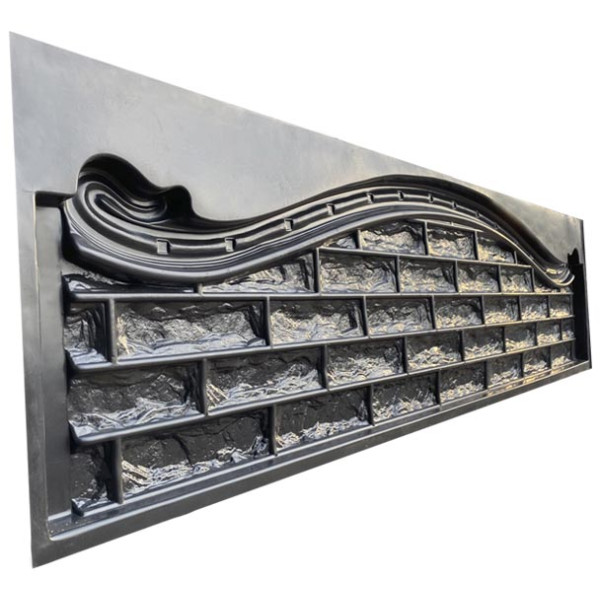 Form fence “Bassoon rock top” ABS № 89 Size: 2000x500x40 mm