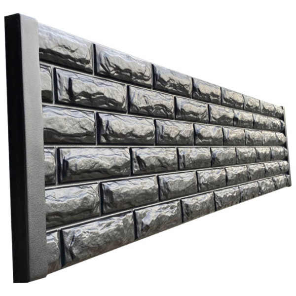 Form fence “Bassoon rock” ABS № 99 Size: 2000x500x40 mm