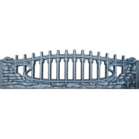 Form fence ABS № 9 Size: 2000x660x40 mm