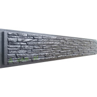 Fence mold ABS № 63C Size: 2500х400х50(40) mm