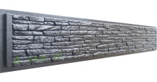 Форма для забора АБС №63C Размеры 2500х400х50(40) мм