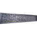Fence mold ABS № 63C Size: 2500х400х50(40) mm