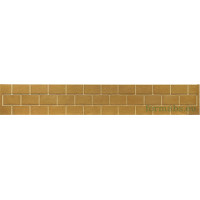 Form fence "Brick" ABS № С-1 Size: 2500х300х(50)40 mm