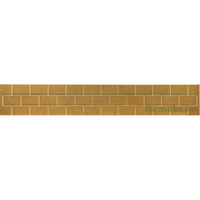 Form fence "Brick" ABS № С-1 Size: 2500х300х(50)40 mm