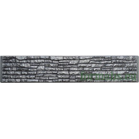 Form fence "Sandstone" ABS № С-2 Size: 2500х300х(50)40 mm