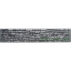 Forma de valla "Arenisca" ABS nº C-2 Tamaño: 2500х300х(50)40 mm
