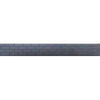 Forma de valla ABS nº B-6 Tamaño: 3000x340x40 mm