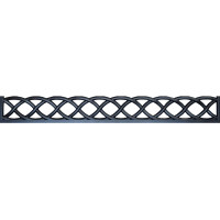 Forma de valla ABS nº B-8 Tamaño: 3000x300x40 mm