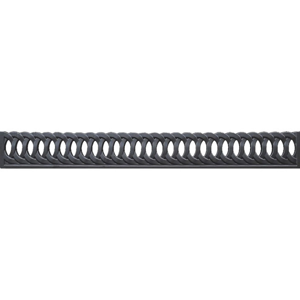 Form fence ABS № B-9 Size: 3000x300x40 mm